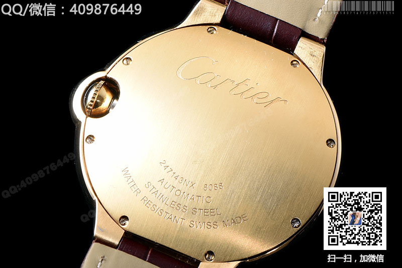 ◆V6完美版◆卡地亚Cartier蓝气球系列大号机械腕表WJBB0031